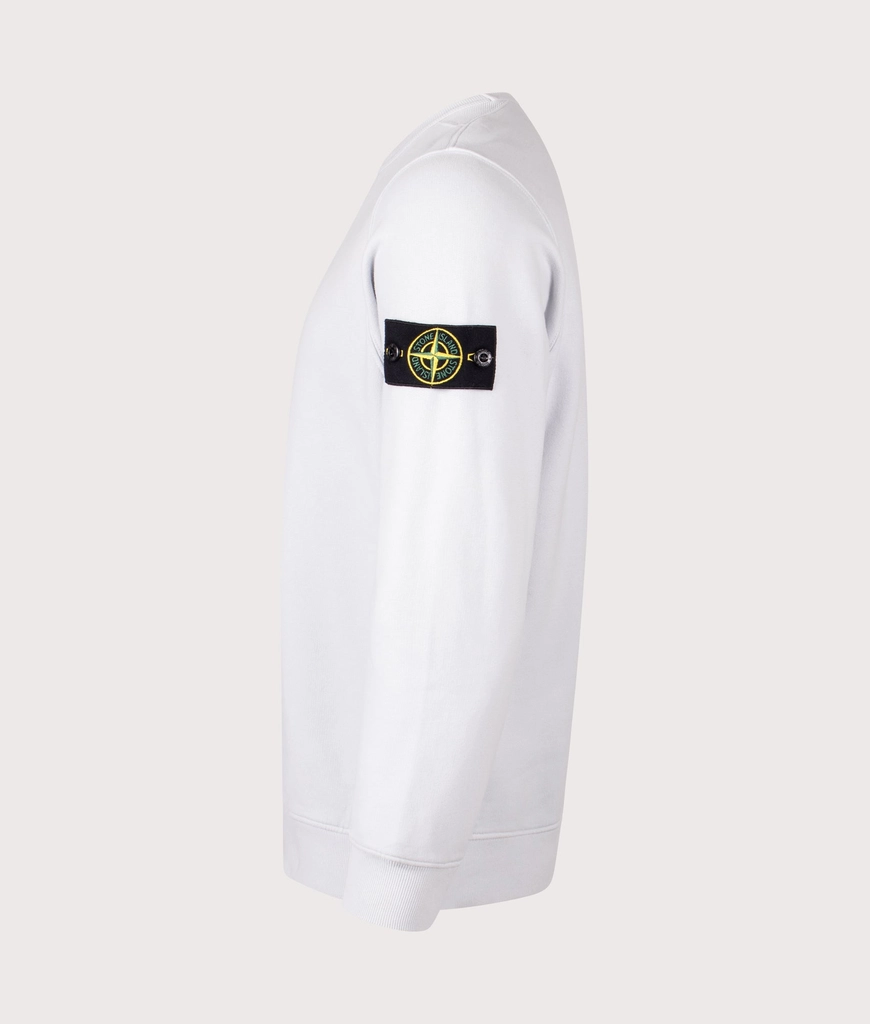 Stone Island Mens Brushed Organic Cotton Sweatshirt